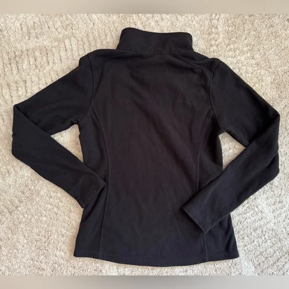 The North Face fleece quarter zip pullover in black size S - Picture 4 of 4
